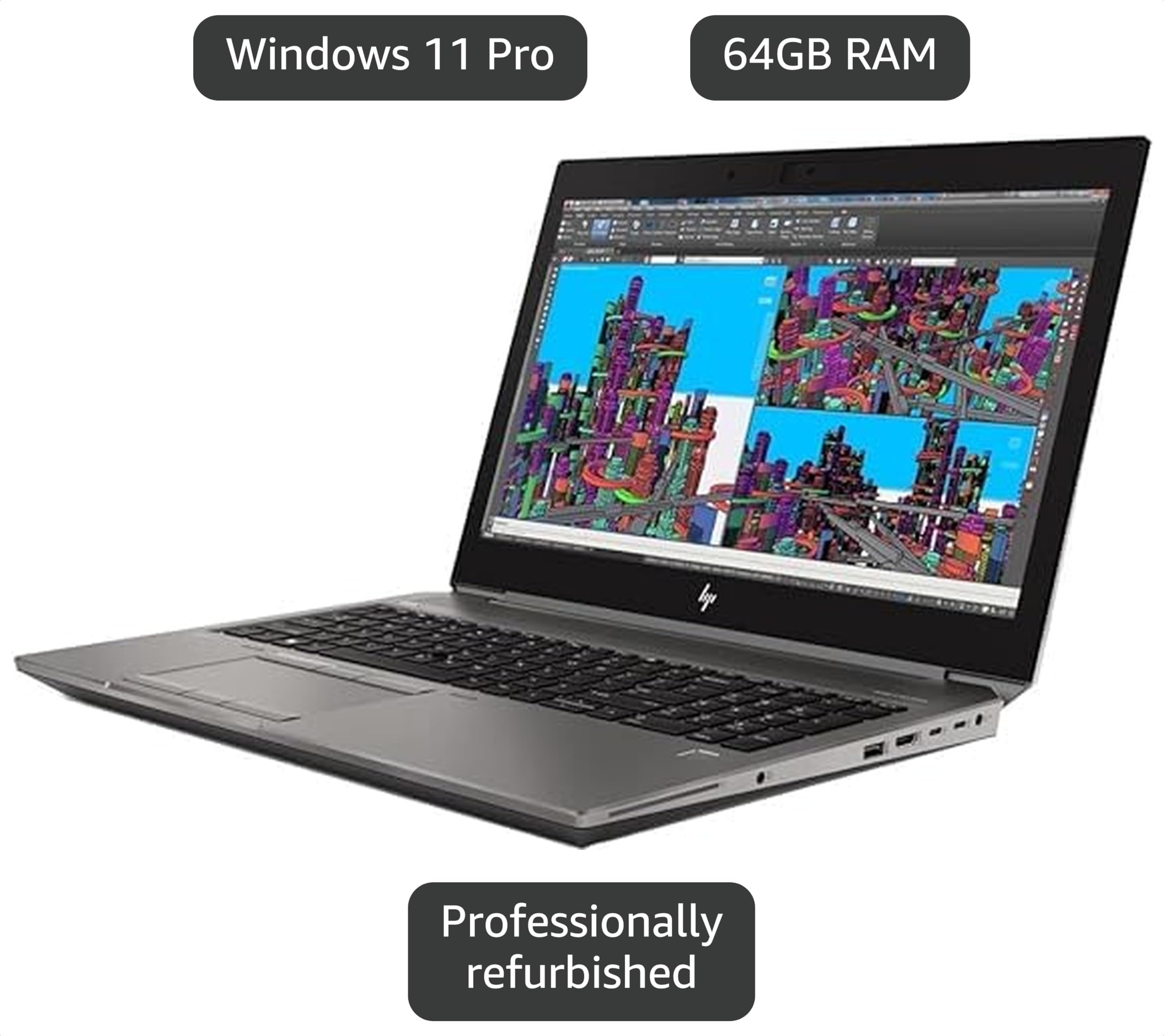 Windowsノート本体 HP ZBook 15 G5 i7 8850H Amazon.com: HP ZBOOK 15 G5, i7-8850H 2.60GHz, 64GB RAM, 512GB SSD